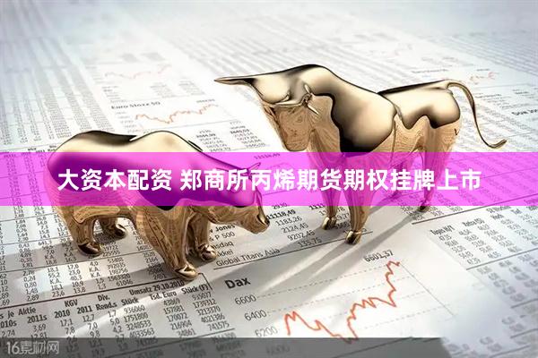 大资本配资 郑商所丙烯期货期权挂牌上市