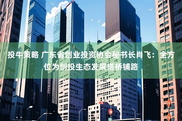 投牛策略 广东省创业投资协会秘书长肖飞：全方位为创投生态发展搭桥铺路