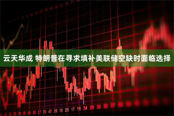 云天华成 特朗普在寻求填补美联储空缺时面临选择